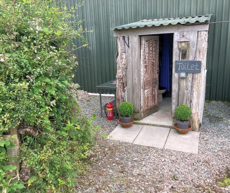 the loo at evergreen farm